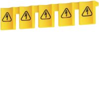 Osłona przed dotykiem do szyn grzeb. kołkowych i widełkowych szerokość 5M | KZ059 Hager