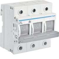 Modułowy rozłącznik bezpiecznikowy poziomy D02 3P 63A 400VAC 110/220VDC | L73M Hager