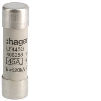 Wkładka bezpiecznikowa cylindryczna CH-14 14x51mm gG 45A 500VAC | LF445G Hager