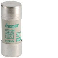 Wkładka bezpiecznikowa cylindryczna CH-22 22x58mm aM 16A 690VAC | LF516M Hager