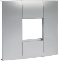 Ramka pojedyncza 45x45mm do LFF40/60110, alu, Tehalit.LFF | LFF71H110ALU Hager