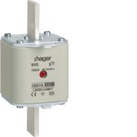 Wkładka bezpiecznikowa nożowa NH3 wskaźnik podwójny uchwyt nieizolowany gTr 144A 400VAC | LNH30144M4T Hager