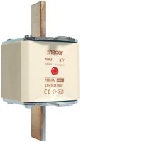 Wkładka bezpiecznikowa nożowa NH3 wskaźnik podwójny uchwyt nieizolowany gTr 231A 400VAC | LNH30231M4T Hager