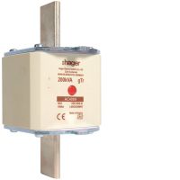 Wkładka bezpiecznikowa nożowa NH3 wskaźnik podwójny uchwyt nieizolowany gTr 289A 400VAC | LNH30289M4T Hager