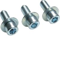 Śruba M12x30 w zestawie z podkładką stykową - zestaw 3szt., LV | LVZ1230 Hager