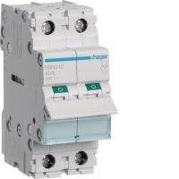 Modułowy rozłącznik izolacyjny 2P 40A 400VAC | SBN240 Hager
