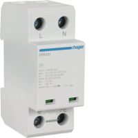 Ogranicznik przepięć T1 kombinowany 2P TN-S/TT Iimp=25kA Up?1,5kV, SPD | SPA201 Hager
