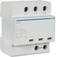 Ogranicznik przepięć T1 kombinowany 3P TN-C Iimp=37,5kA Up?1,5kV, SPD | SPA400 Hager