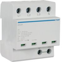 Ogranicznik przepięć T1 kombinowany 4P TN-S/TT Iimp=50kA Up?1,5kV, SPD | SPA401 Hager