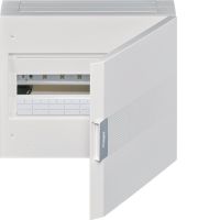 Rozdzielnica n/t 1x18M IP40, drzwi białe, Vega | VB118PB Hager
