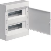 Rozdzielnica 2x12M n/t, IP40, drzwi pełne, Cosmos | VD212PP Hager