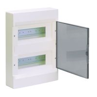 Rozdzielnica 2x12M n/t, IP40, drzwi transparentne, Cosmos | VD212TP Hager