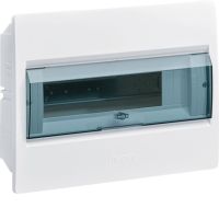 Rozdzielnica 1x12M p/t, IP40, drzwi transparentne, Cosmos | VR112TP Hager