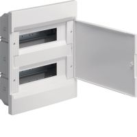 Rozdzielnica 2x12M p/t, IP40, drzwi pełne, Cosmos | VR212PP Hager