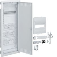 Rozdzielnica hybrydowa p/t, 12M, 3x płyta mont., 1x gniazdo 230V, Volta.hybrid | VU601PLH Hager