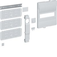 Zestaw dla wielkości 601, 12M, 3x płyta montażowa, bez gniazda, Volta.hybrid | VZ01NWH Hager