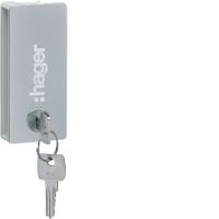 Zamek z kluczem 1242E do drzwi białych, Vega | VZ310PVB Hager