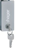 Zamek z kluczem 1242E do drzwi transparentnych, Vega | VZ310TVB Hager