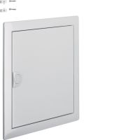 Ramka maskująca z drzwiami 1R/12M RAL9006 dostawy etapowe, Volta | VZ321N Hager