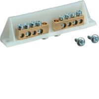 Wspornik z zaciskami PE/N 2x4 zaciski, Vector/Vector outdoor | VZ722 Hager