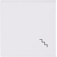 Klawisz z symbolem „Schody”, biały, Lumina | WL6030 Hager