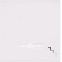 Klawisz kontrolny z symbolem „Schody”, biały, Lumina | WL6130 Hager