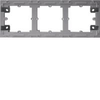 Adapter n/t potrójny, srebrny, Lumina intense | WL5832 Hager