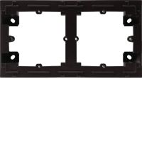 Adapter n/t podwójny czarny, Lumina Intense | WL5823 Hager