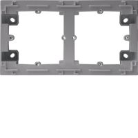 Adapter n/t podwójny intense, srebrny, Lumina | WL5822 Hager