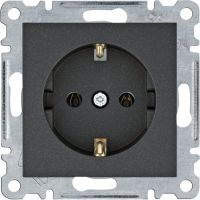 Gniazdo Schuko, czarny, Lumina | WL1053 Hager