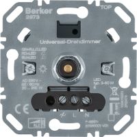 Ściemniacz obrotowy uniwersalny obciążenie R/L/C 20-210 W, LED 3-60W, mechanizm, one.platform | 2973 Hager