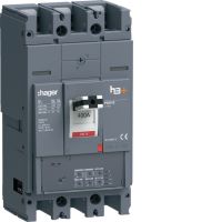 Wyłącznik mocy h3+ P630 LSI 3x400A 70kA MCCB | HEW400JR Hager