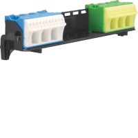 Wspornik, uniwersalny Z, z 2 x 14 zaciskami PE/N w technologii Quick-Connect, poziomy | FZ381 Hager