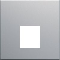 Płytka czołowa do gniazda USB i HDMI, srebrny, Lumina | WXD202T Hager