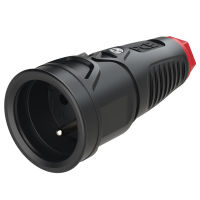 Gniazdo przenośne gumowe 16A 3P IP20, Taurus2 | 2410-SRW PCE