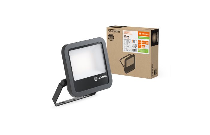 Naświetlacz LED FL 100 P 69W/53W 10000lm/8000lm 840 4000K PS SY100 BK czarny LEDV gen4 zmiana mocy | 4099854306167 Ledvance