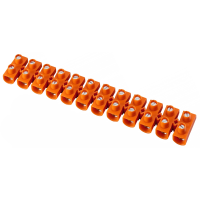 Listwa zaciskowa gwintowa termoplast. 25 mm2, 12 torów LTF12-25 pomarańczowa | 21712008 SIMET S.A.