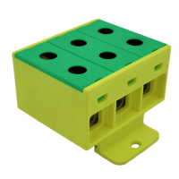 Złączka szynowa 3-torowa 35mm2 ZGX 3x35 żółto-zielona | ENE-00183 Incobex-Elplast