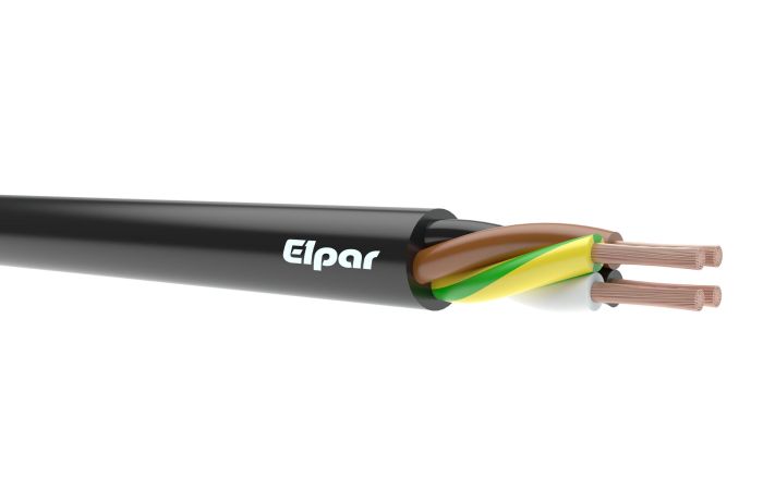 Przewód warsztatowy H05RR-F (OW) 4x2,5 żo 300/500V BĘBEN | 5901854403298-B Elpar