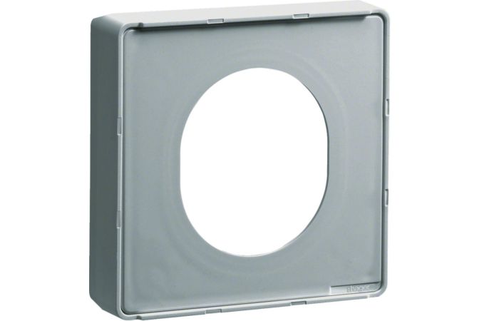 Maskownica do puszek gniazd CEE DA200 PC/ABS alu, tehalit.WA | G3375LAN Hager