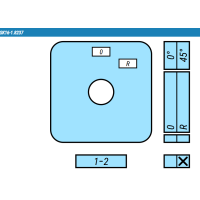Łącznik krzywkowy SK16-1.8237/P03 16A, 0-R mocowany do pulpitu pokrętło czarne IP65 | SK16-1.8237/P03 Spamel