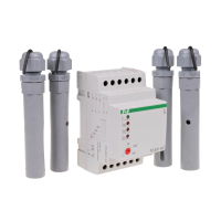 Przekaźnik kontroli poziomu cieczy PZ-831RC montaż na szynie DIN styk 3x1NO 230V | PZ-831RC F&F