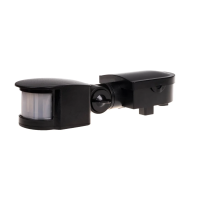 Detektor ruchu DR-05 czarny 180st, 24V | DR-05B-24V F&F