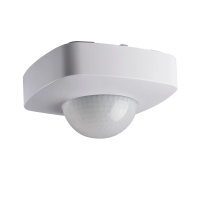 Czujnik ruchu 3xPIR SENTO IP20 kąt detekcji H360/V120 zasięg max 10m natynkowy kolor biały | 26820 Kanlux