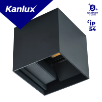 Oprawa elewacyjna REKA LED EL 7W-L-GR max 360lm 4000K grafitowy 5 lat Gwar. | 28990 Kanlux