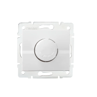 Ściemniacz obrotowy 500W z filtrem LOGI 02-1160-102 bi śrubowy kolor biały | 25082 Kanlux