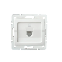 Adapter gniazda RJ45 LOGI 02-1399-002 bi kolor biały | 25926 Kanlux