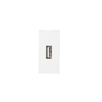 Gniazdo USB BIURO 04-2020-102 bi kolor biały | 25339 Kanlux