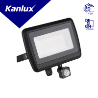 Naświetlacz ANTEM LED 50W-NW-SE B 4000K 4000lm IP44 czarny | 33208 Kanlux