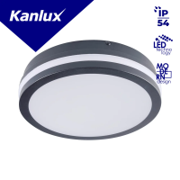 Plafon LED BENO N 18W NW-O-GR 4000K 1400lm IP54 grafitowy | 33348 Kanlux
